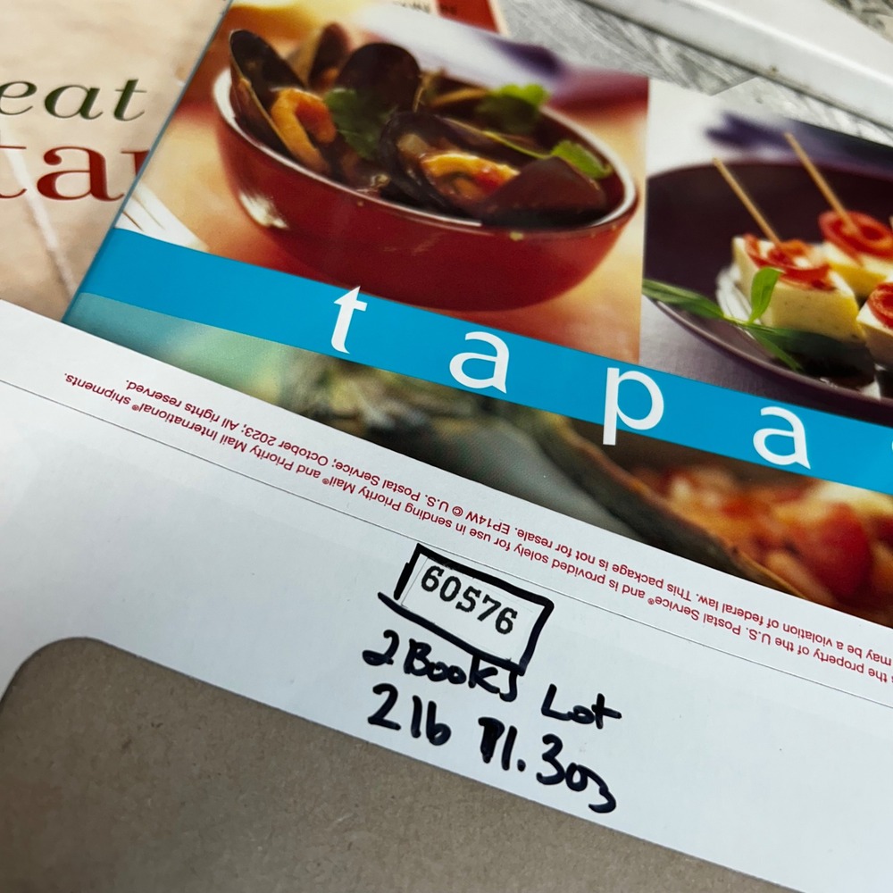 Great Tapas Cookbook Lot of 2 - Spanish Recipes - Silvana Franco Richard Tapper